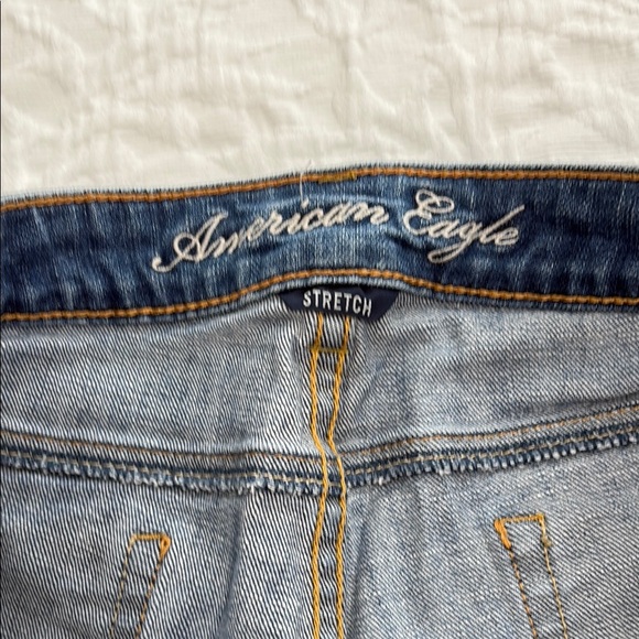 American Eagle Outfitters Women's Blue Denim Shorts - Picture 2 of 8